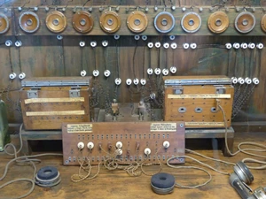 Platzhalterbild für die Rubrik tk.service; abgebildet eine sehr alte Telefonanlage aus dem frühen 20. Jahrhundert